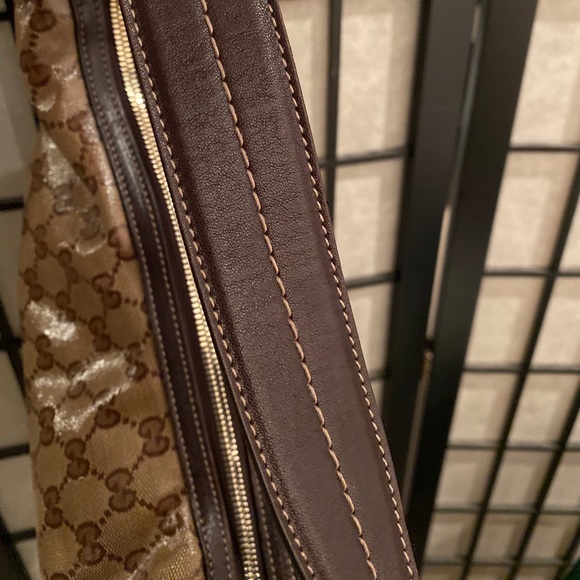 Gucci Tan GG Coated Canvas Duchessa Hobo Bag - Picture 11 of 11